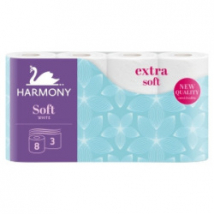 HARMONY SOFT TOALETNÝ PAPIER 3 VRSTVY 8 KS