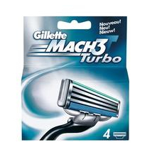 GILLETTE MACH 3 TURBO NÁHRADNÉ HLAVICE 4 KS