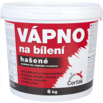 HASENÉ VÁPNO NA BIELE ČERŤÁK 6 KG