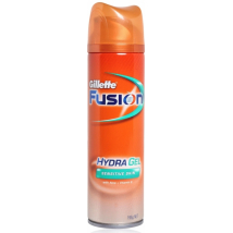 GILLETTE FUSION GÉL NA HOLENIE HYDRA GEL SENSITIVE 200 ML