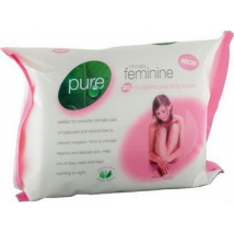 PURE VLHČENÉ UTIERKY FEMININE INTIMNÉ ALOE VERA 25 KS