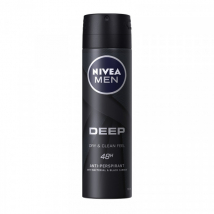 NIVEA DEODORANT MEN ANTIPERSPIRANT DEEP DRY A CLEEN FEEL 150 ML