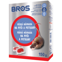 BROS MÄKKÁ NÁVNADA NA MYŠI A POTKANY 150 G