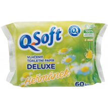 Q SOFT VLHČENÝ TOALETNÝ PAPIER DELUXE HARMANČEK 60KS