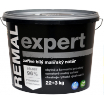 REMAL EXPERT ŽIARIVO BIELA MALIARSKA FARBA 22+3KG