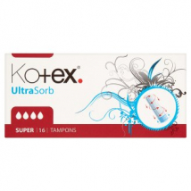 KOTEX TAMPÓNY ULTRA SUPER 16 KS