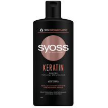 SYOSS ŠAMPÓN KERATIN PRE JEMNÉ A LÁMAVÉ VLASY 440ML 