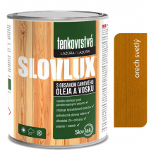 SLOVLUX TENKOVRSTVÁ LAZÚRA ORECH SVETLÝ 0,7L