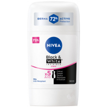 NIVEA STICK BLACK A WHITE INVISIBLE CLEAR 50ML