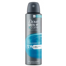 DOVE MEN + CARE ANTIPERSPIRANT ADVANCED CLEAN COMFORT 150ML 