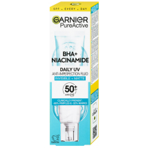 GARNIER PURE PLEŤOVÝ FLUID BHA+ NIACIMIDE SPF 50+ 40ML