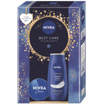 KAZETA NIVEA WOMEN BOX BEST CARE SPRCHOVÝ GÉL 250ML + KRÉM 75ML