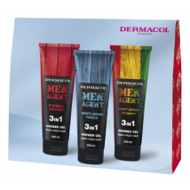 KAZETA DERMACOL AGENT MEN MIX SPRCHOVÝCH GÉLOV 3X250ML