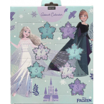 KAZETA FROZEN ADVENTNÝ KALENDÁR UMELÉ VLASY  + PLASTOVÝ PRSTEŇ + ČELENKA + GUMIČKU DO VLASOV + NÁLEPKY DO VLASOV 