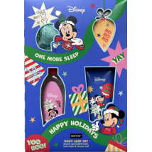 KAZETA MICKEY MOUSE  SPRCHOVÝ GÉL 100ML + PENA DO KÚPEĽA 100ML + ŠUMIVÁ BOMBA 40G + MASÁŽNA HUBKA