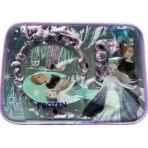 KAZETA  FROZEN HAIR BAG KEFA NA VLASY + ČELENKA + SPONKY DO VLASOV 6KS + GUMIČKA DO VLASOV