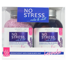 KAZETA SPA NO STRESS PENA DO KÚPEĽA 500ML + SOĽ DO KÚPEĽA 600G