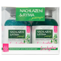 KAZETA SPA PRI PRECHLADNUTÍ PENA DO KÚPEĽA 500ML + SOĽ DO KÚPEĽA 600G