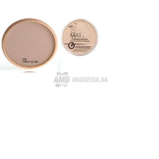 RIMEL PÚDER STAY MATTE 003 PEACH GLOW 14 G