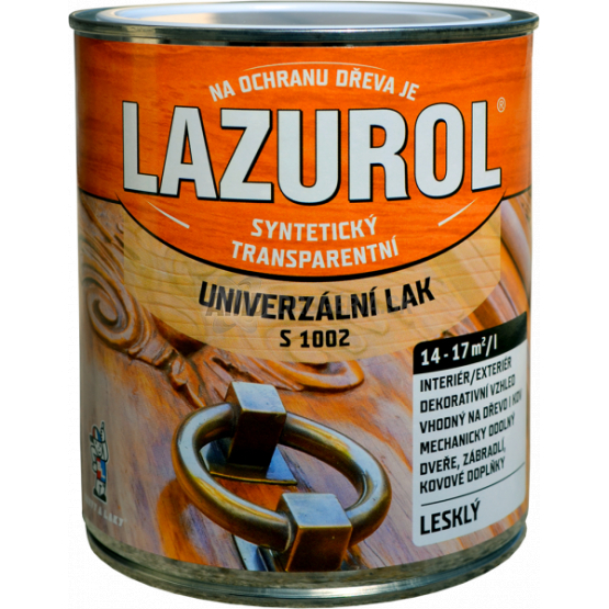  LAZUROL LAK SYNTETICKÝ LESKLÝ 0.75 L S1002