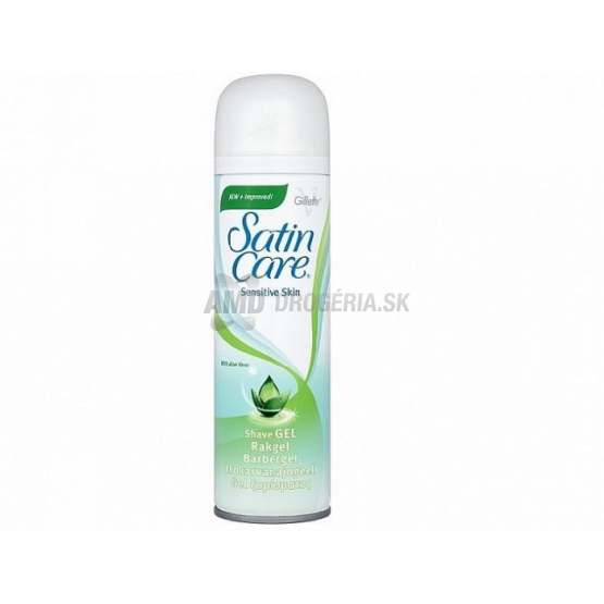 GILLETTE SATIN CARE GÉL NA HOLENIE SENSITIVE WITH ALOE VERA 200 ML