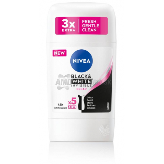 NIVEA STICK BLACK WHITE CLEAR 40 ML