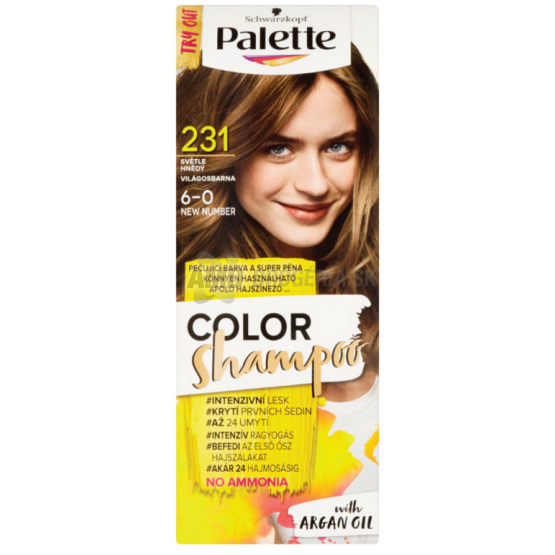 PALETTE COLOR SHAMPOO 6-0 SVETLOHNEDÝ