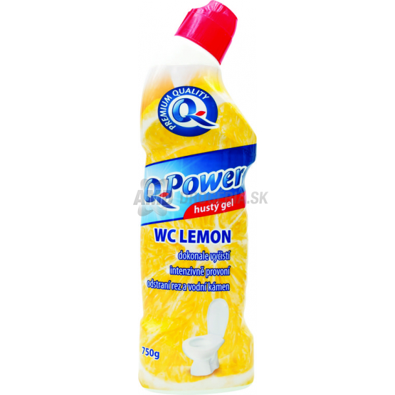 Q-POWER WC ČISTIČ LEMON 750 ML