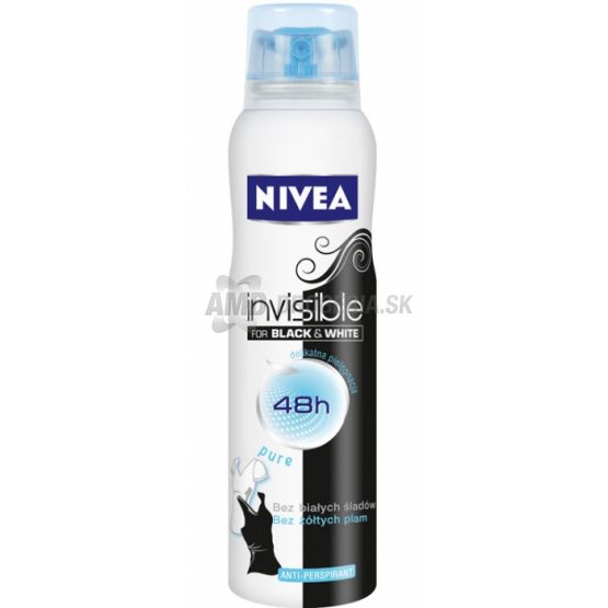 NIVEA DEODORANT INVISIBLE PURE 150 ML