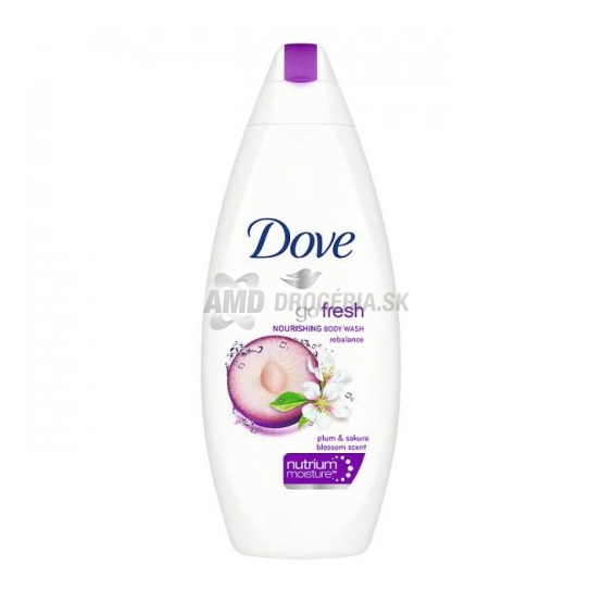 DOVE SPRCHOVÝ GÉL GO FRESH SLIVKA 500 ML