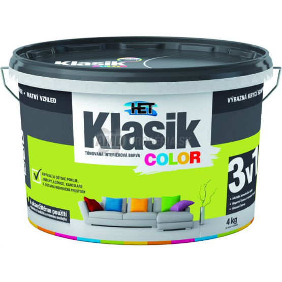 KLASIK COLOR SVETLO ZELENÝ 4KG 0597