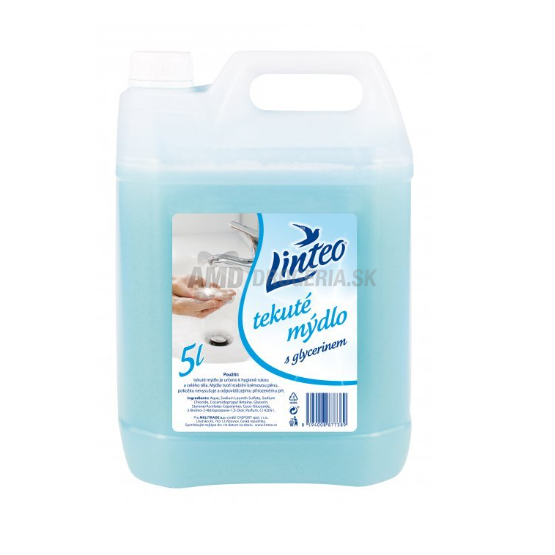 LINTEO TEKUTÉ MYDLO S GLYCERINOM MODRÉ 5 L