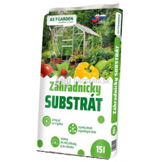 AS GARDEN SUBSTRÁT ZÁHRADNÍCKY 15L 