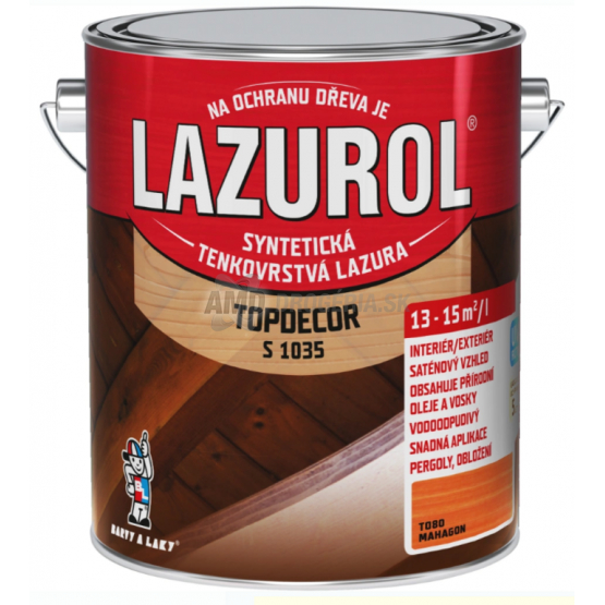 LAZUROL TOPDECOR MAHAGÓN 2,5L T080