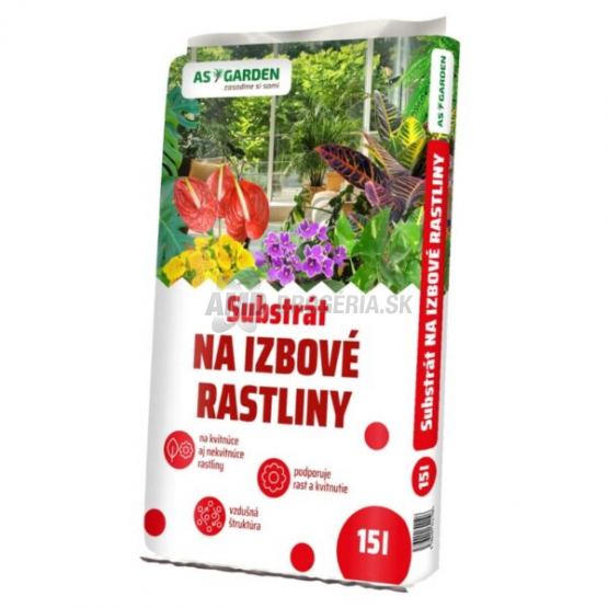 AS GARDEN SUBSTRÁT NA IZBOVÉ RASTLINY 15 L