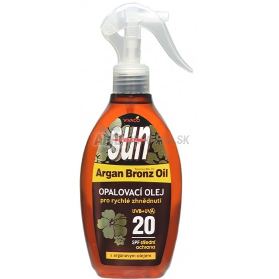 SUN OPAĽOVACÍ ARGAN OLEJ OF20 200ML