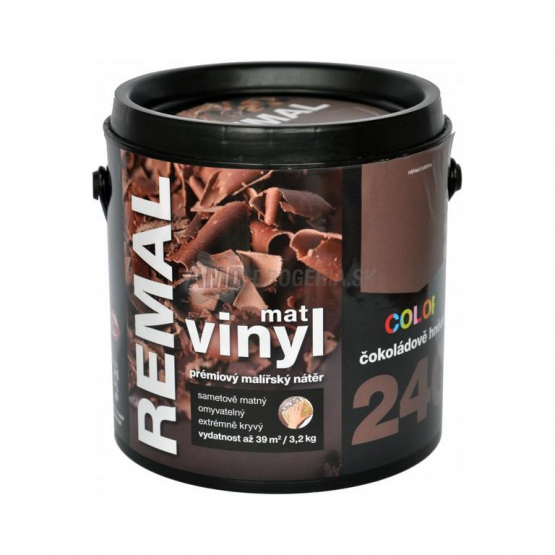 REMAL VINYL COLOR MAT ČOKOLÁDOVO HNEDÁ 3,2 KG