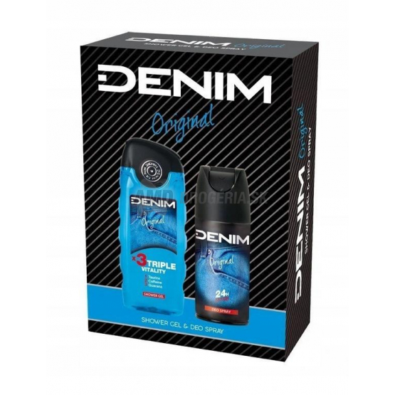 DARČEKOVÁ PÁNSKA KAZETA DENIM ORIGINAL DEODORANT + SPRCHOVÝ GÉL 16