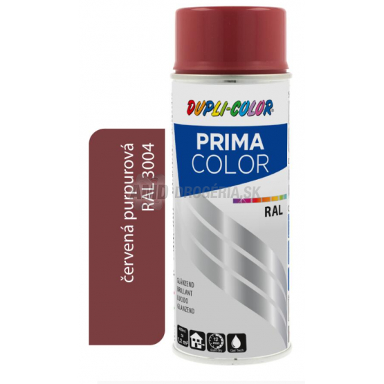 DUPLI COLOR PRIMA SPRAY RAL 3004 ČERVENÁ PURPUROVÁ 400ML LESK