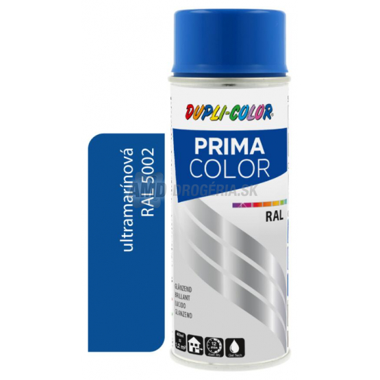 DUPLI COLOR PRIMA SPRAY RAL 5002 ULTRAMARÍNOVÁ 400ML LESK