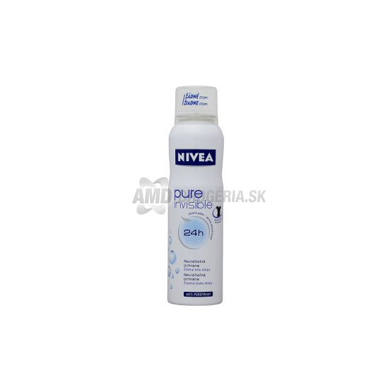 NIVEA DEODORANT PURE INVISIBLE 82991- 150 ML