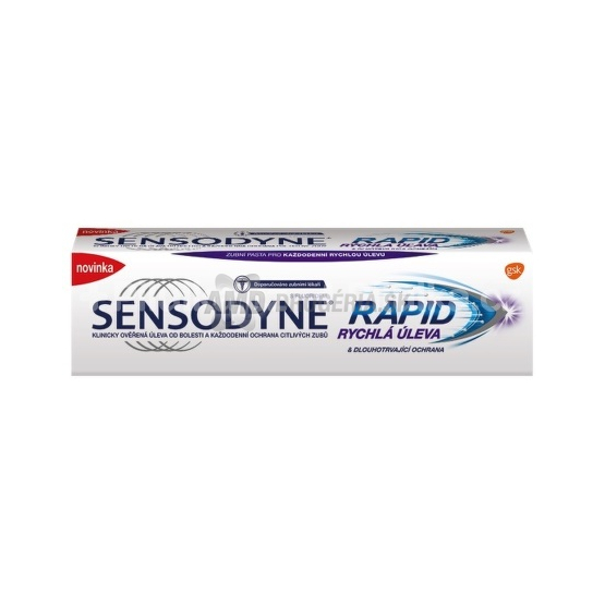 SENSODYNE ZUBNÁ PASTA RAPID 75 ML