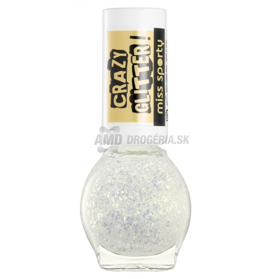 MISS SPORTY LAK NA NECHTY CRAZY GLITTER 010 7 ML