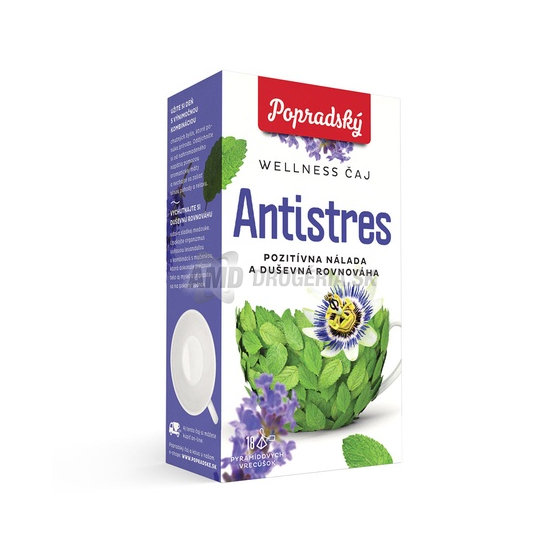 POPRADSKÝ ČAJ WELLNESS ANTISTRESS POZITÍVNA NÁLADA 27 G