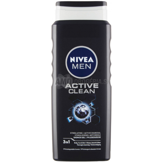 NIVEA MEN SPRCHOVÝ GÉL ACTIVE CLEAN 500 ML 