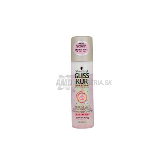 GLISS KUR EXPRESS LIQUID SILK GLOSS BALZAM NA LÁMAVÉ VLASY BEZ LESKU 200 ML