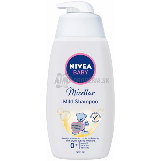 NIVEA BABY MICELÁRNY ŠAMPÓN NA VLASY 500 ML