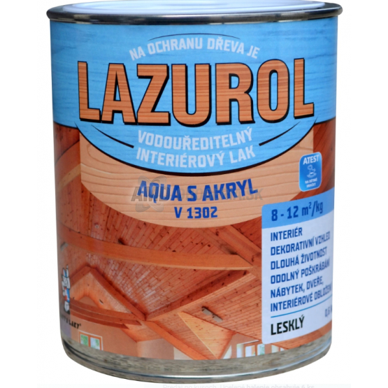 LAZUROL AQUA S AKRYL LESK NA DREVO 0,6KG