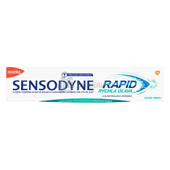 SENSODYNE ZUBNÁ PASTA RAPID EXTRA FRESH 75 ML