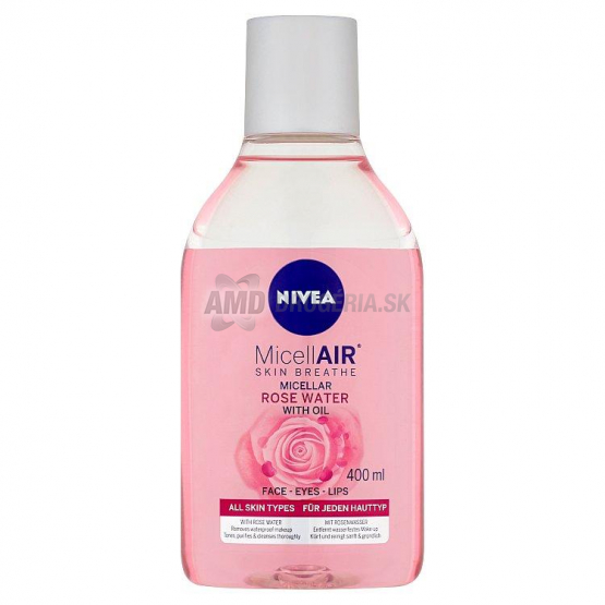 NIVEA PLEŤOVÁ VODA MICELÁRNA ROSE 400 ML